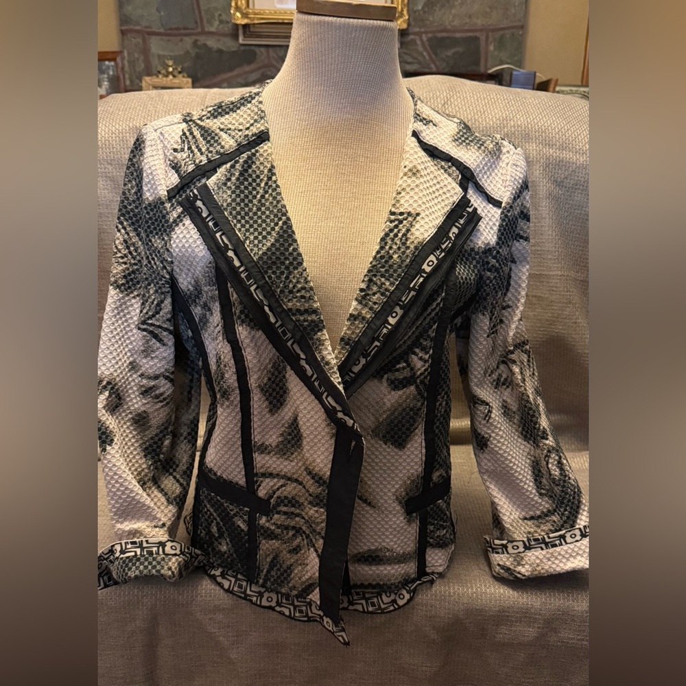 Biba Monochrome Patterned Blazer